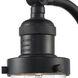 Franklin Restoration Olean LED 19 inch Oil Rubbed Bronze Bath Vanity Light Wall Light in Clear Glass, Franklin Restoration
