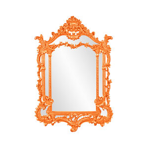 Arlington 49 X 34 inch Glossy Orange Wall Mirror