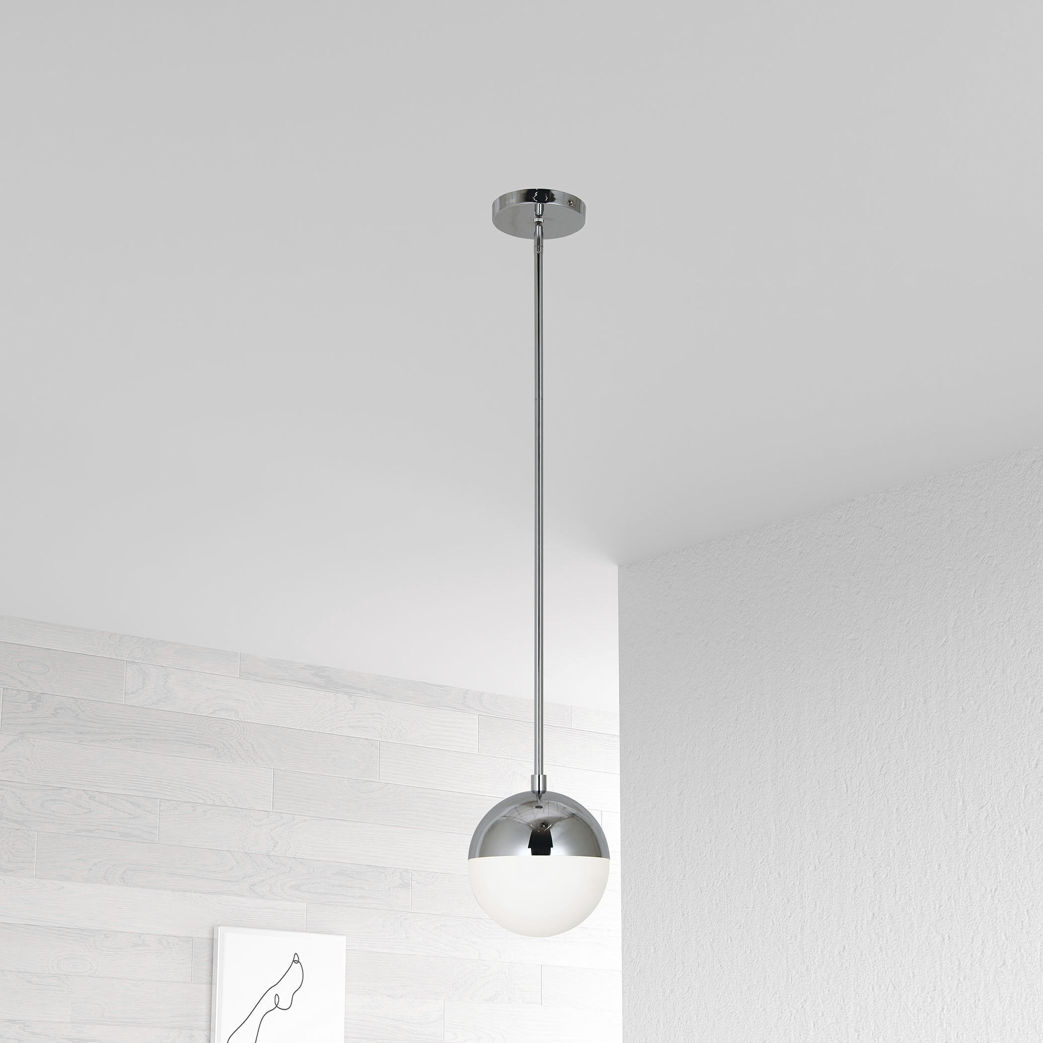 Dayana 1 Light 7 inch Polished Chrome Pendant Ceiling Light