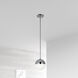 Dayana 1 Light 7 inch Polished Chrome Pendant Ceiling Light