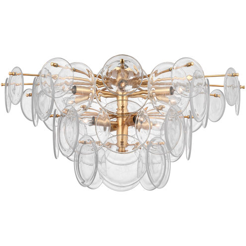 AERIN Loire LED 34 inch Gild Flush Mount Ceiling Light, Grande
