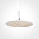 Salm 24 inch White Pendant/Chandelier Ceiling Light