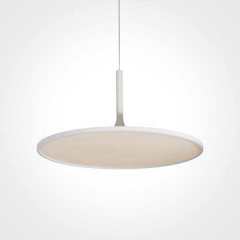 Salm 24 inch White Pendant/Chandelier Ceiling Light
