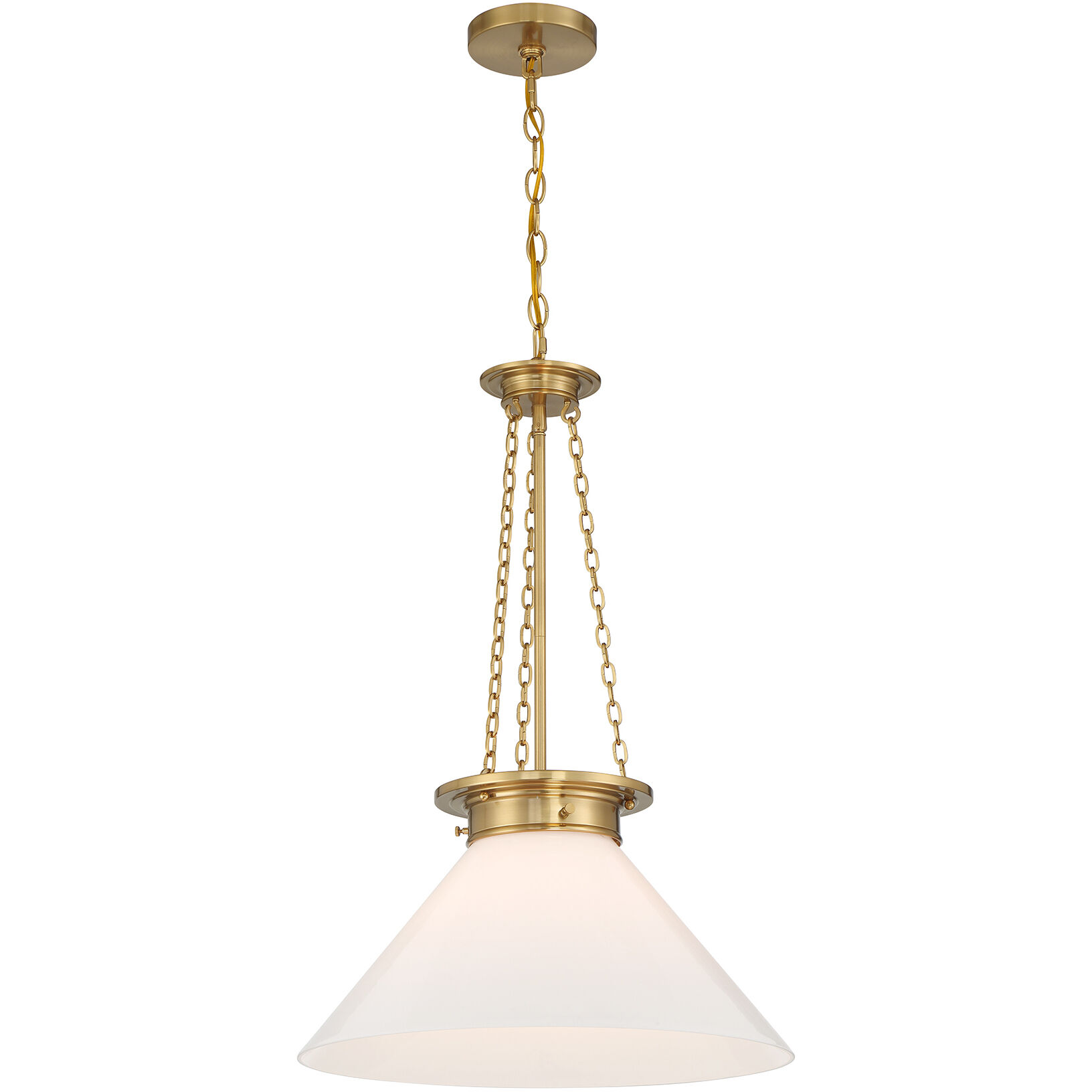 Myers 1 Light 18 inch Warm Brass Pendant Ceiling Light