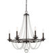 Byanca 6 Light 28 inch Mohican Bronze Chandelier Ceiling Light