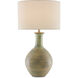 Loro 31 inch 150.00 watt Dark Moss Green/Gold Table Lamp Portable Light