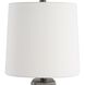 Wester 18.25 inch 100 watt Dark Gray and Brown Glaze with Rust Brown Undertones Table Lamp Portable Light