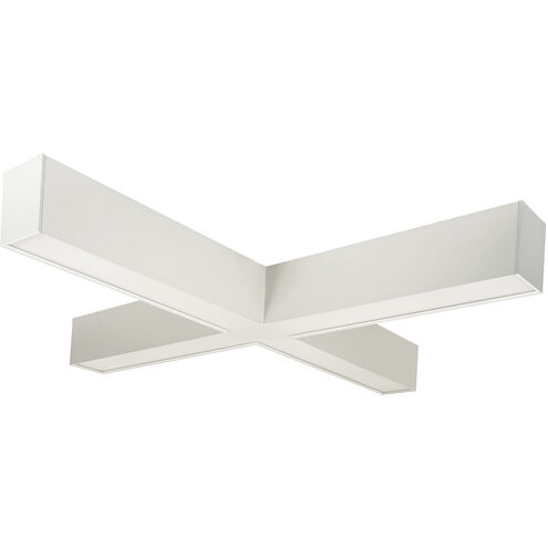 L-Line 2.75 inch White LED Indirect/Direct Linear Ceiling Light, X-Shaped, Selectable CCT