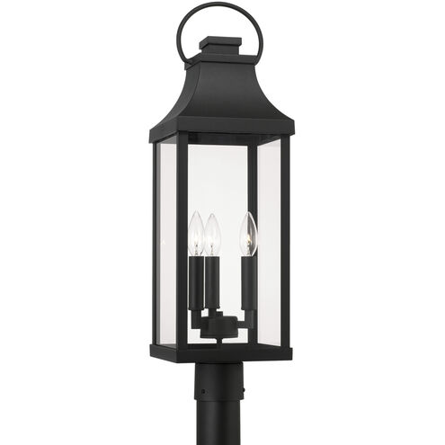 Bradford 3 Light 27 inch Black Outdoor Post Lantern