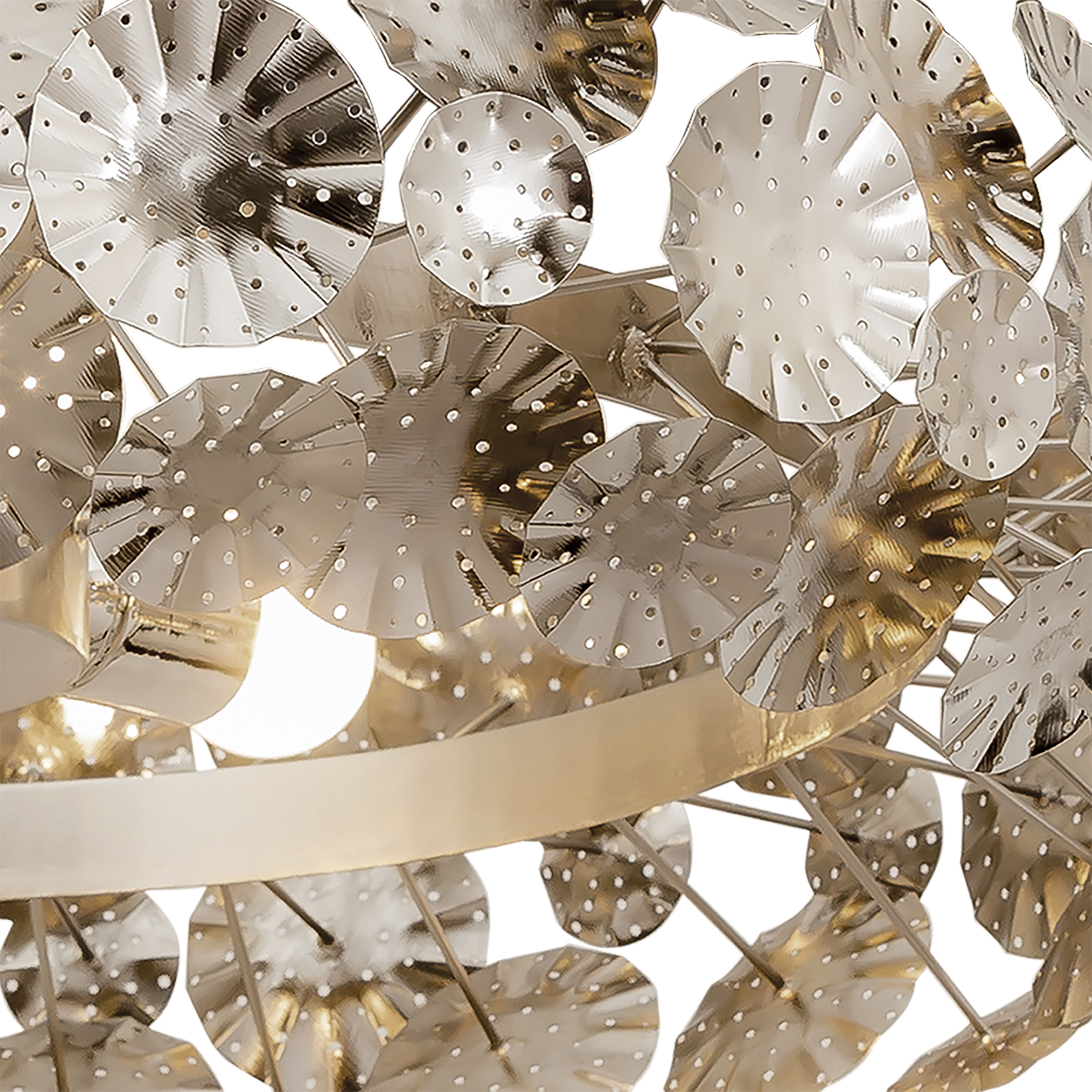 Camora 3 Light 26 inch Nickel Chandelier Ceiling Light