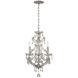 Maria Theresa 4 Light 12 inch Polished Chrome Mini Chandelier Ceiling Light in Clear Spectra