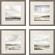 Tirwedd Blue and Beige and Gray and Multi Framed Art