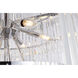 Canada 34 Light 36 inch Chrome Chandelier Ceiling Light