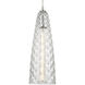 Glitzy 1 Light 5 inch Polished Chrome Mini Pendant Ceiling Light