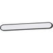 Latitude LED 48 inch Black Bath Vanity Wall Light