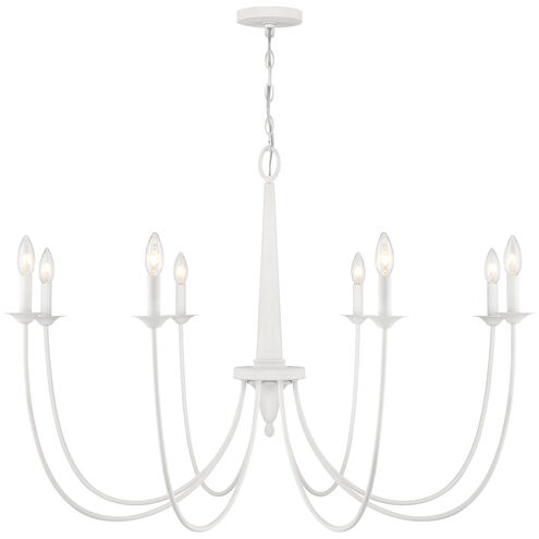 Stonecrest 8 Light 42 inch Bisque White Chandelier Ceiling Light