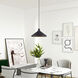 Geneva 1 Light 15.25 inch Bronze with Antique Brass Accents Pendant Ceiling Light
