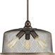 Biarritz 3 Light 16 inch Antique Bronze Pendant Ceiling Light