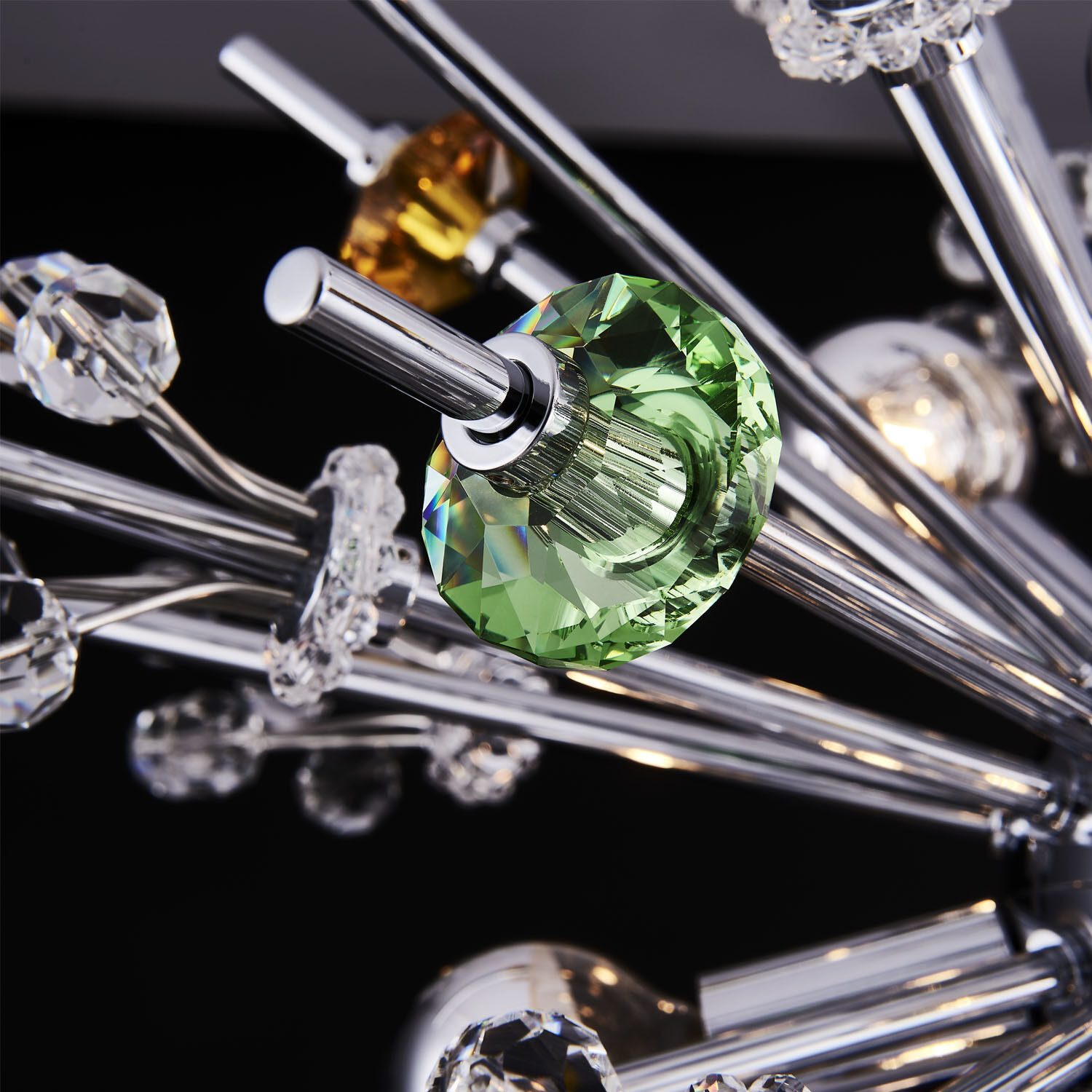 Constellation 10 Light 19 inch Polished Chrome Pendant Ceiling Light