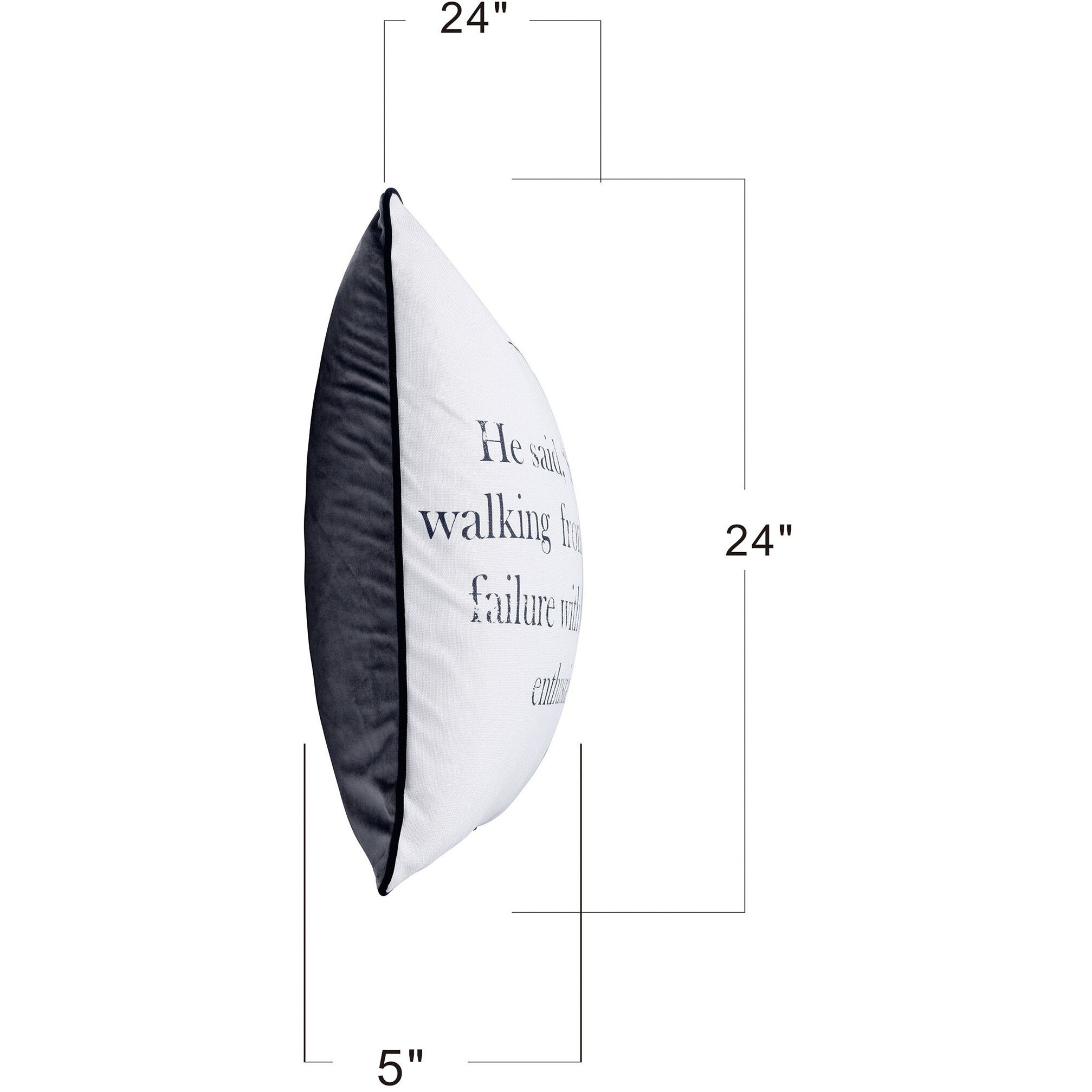 Dann Foley 24 inch White Throw Pillow