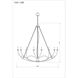 Arabella 16 Light 55 inch Matte Black Chandelier Ceiling Light