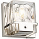Wiltshire 1 Light 6 inch Polished Nickel Vanity Light Wall Light