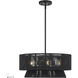 Florell 4 Light 20 inch Black Pendant Chandelier Ceiling Light