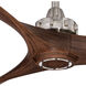 Aviation 60 inch Brushed Nickel/Medium Maple with Medium Maple Blades Ceiling Fan
