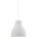 Cradle 1 Light 13 inch White Pendant Ceiling Light