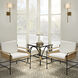 Minerva 1 Light 5 inch Antique Brass & White Linen Wall Sconce Wall Light