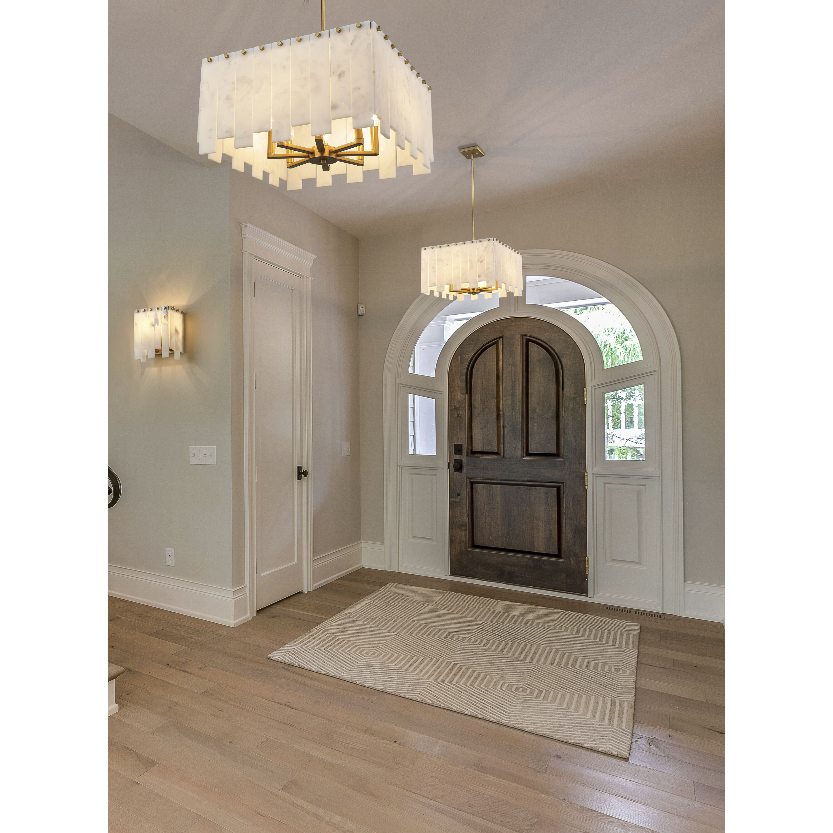 Viviana 8 Light 19.75 inch Rubbed Brass Chandelier Ceiling Light