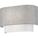 Brookmeade 2 Light 13 inch Brushed Nickel ADA Wall Sconce Wall Light