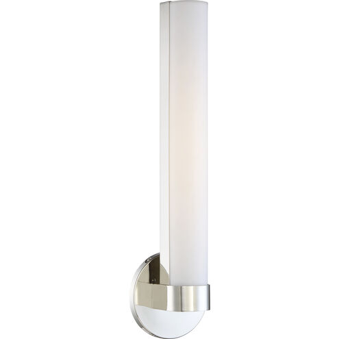 Bond LED 6 inch Polished Nickel Vanity Light Wall Light