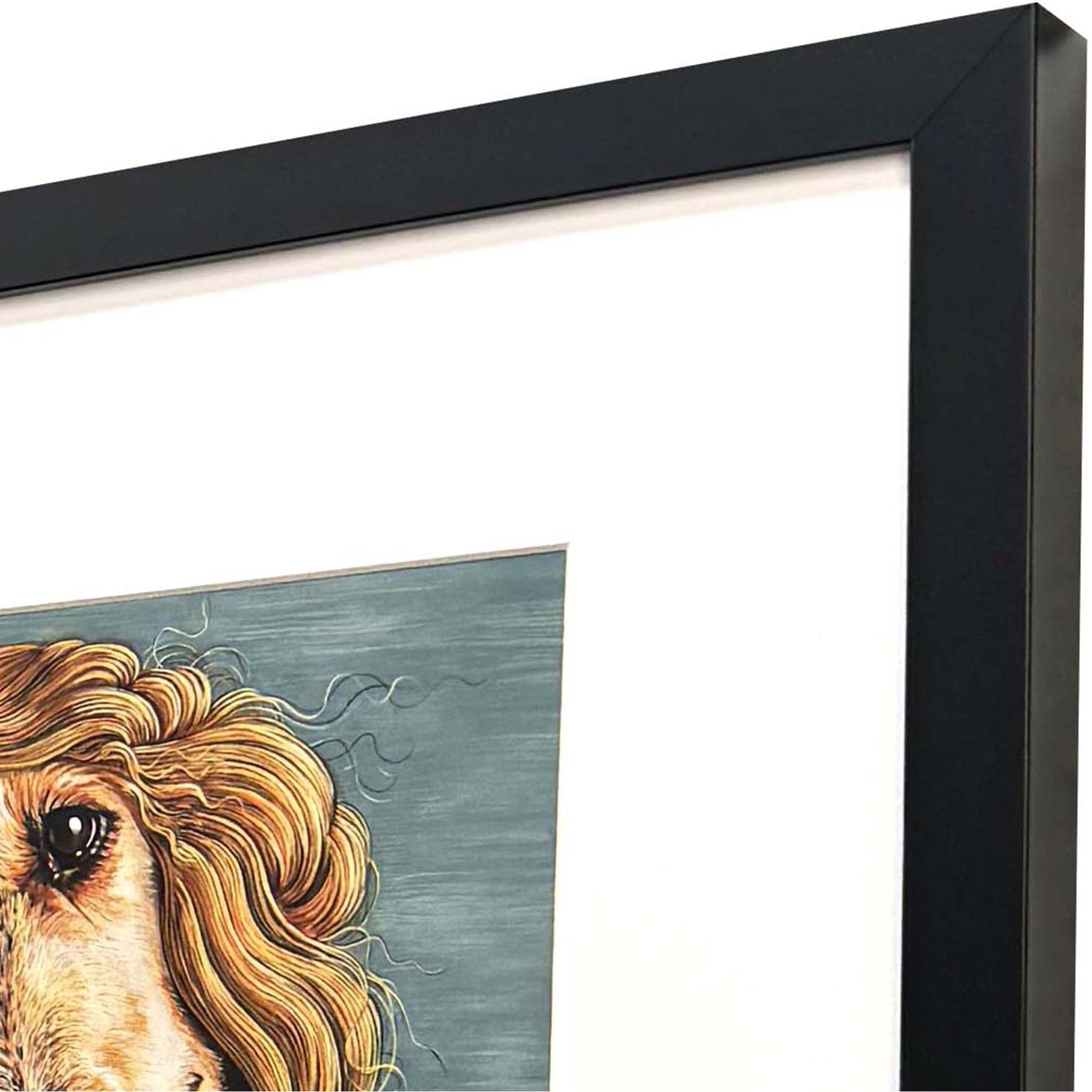 Master Dogs Multi and Green and Blue and Black Framed Art, Propac