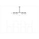 ED Ellen DeGeneres Lune 8 Light 49 inch Aged Iron Chandelier Ceiling Light