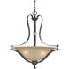 Riverton 3 Light 25 inch Dark Bronze Pendant Ceiling Light