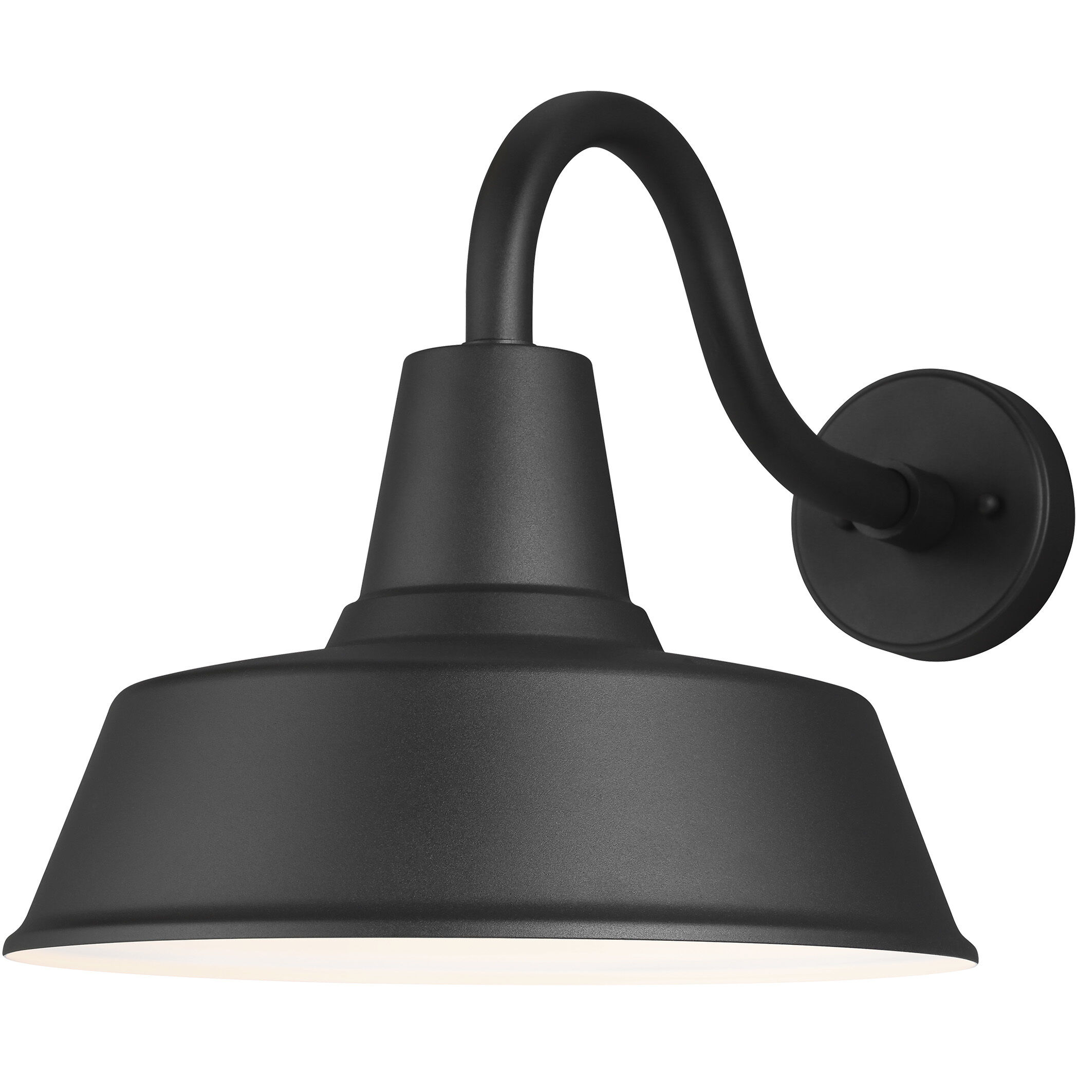 Large black outdoor barn light discount