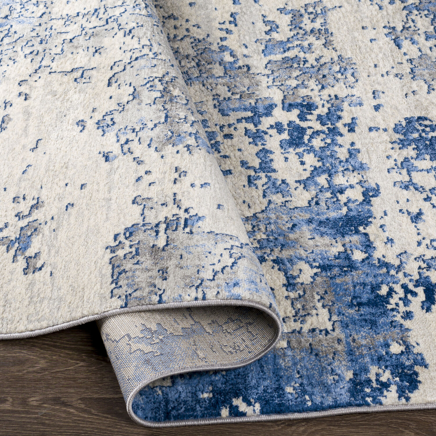 Monaco 71 X 51 inch Blue Rug in 4 x 6, Rectangle