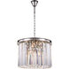 Sydney 6 Light 20 inch Polished Nickel Pendant Ceiling Light, Urban Classic