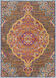Floransa 85 X 63 inch Burnt Orange Rug in 5 x 8, Rectangle