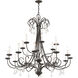 Daphne 18 Light 42 inch English Bronze Grande Foyer Chandelier Ceiling Light