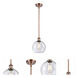 Ballston Athens 1 Light 8 inch Antique Copper Pendant Ceiling Light, Ballston