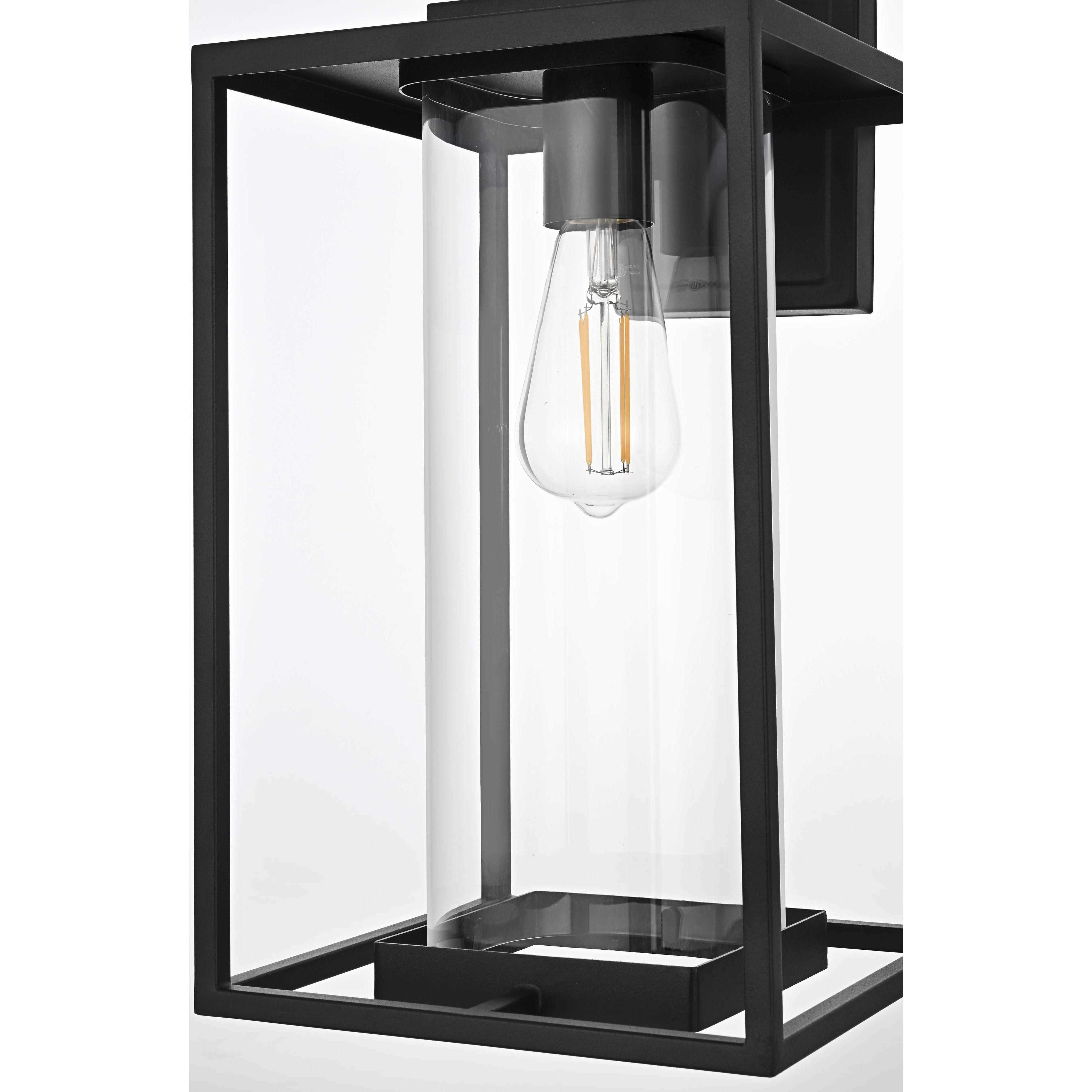 Memphis 1 Light 17 inch Black Outdoor Wall Sconce