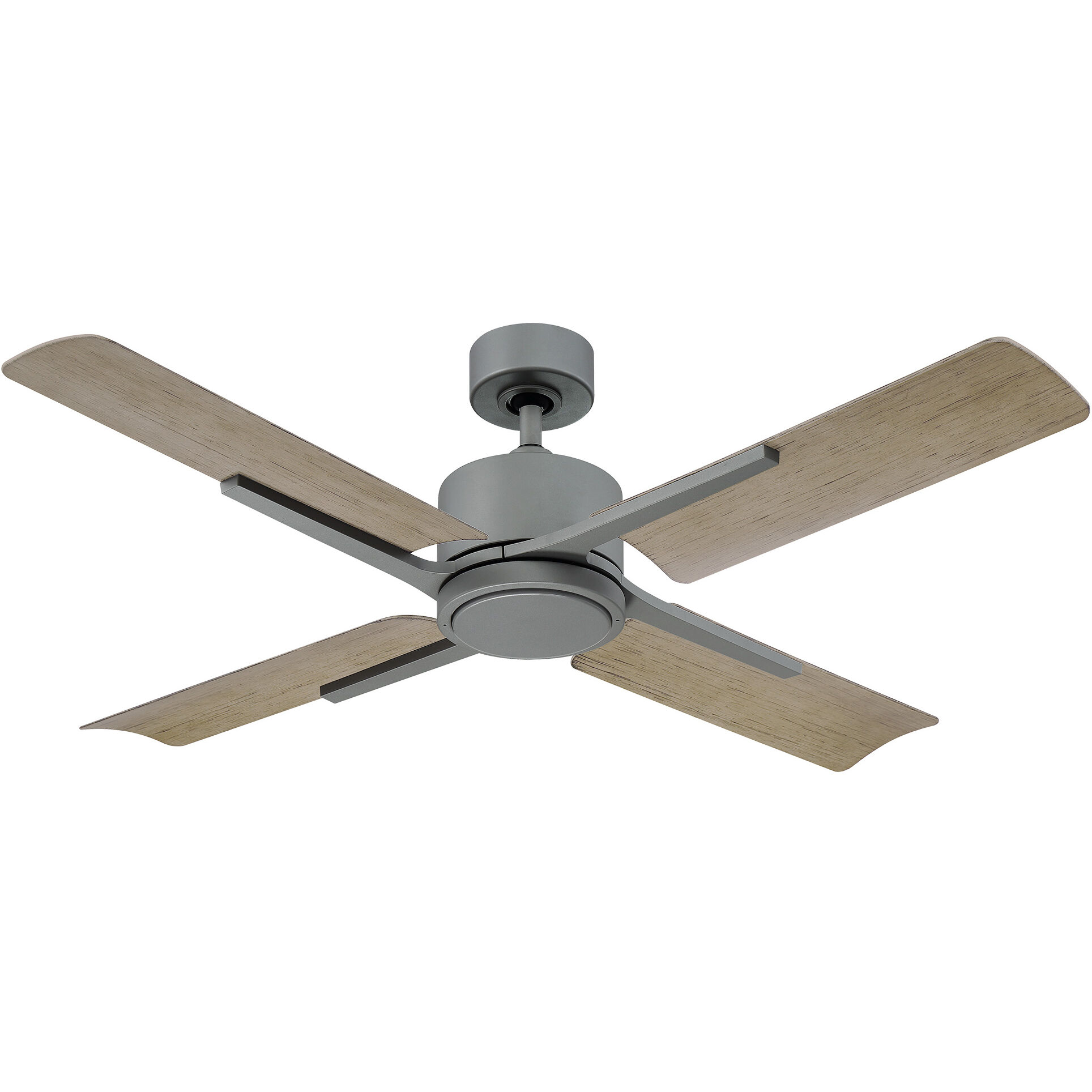 Cervantes 56 inch Graphite Weathered Gray with Weathered Gray Blades Downrod Ceiling Fan in 2700K