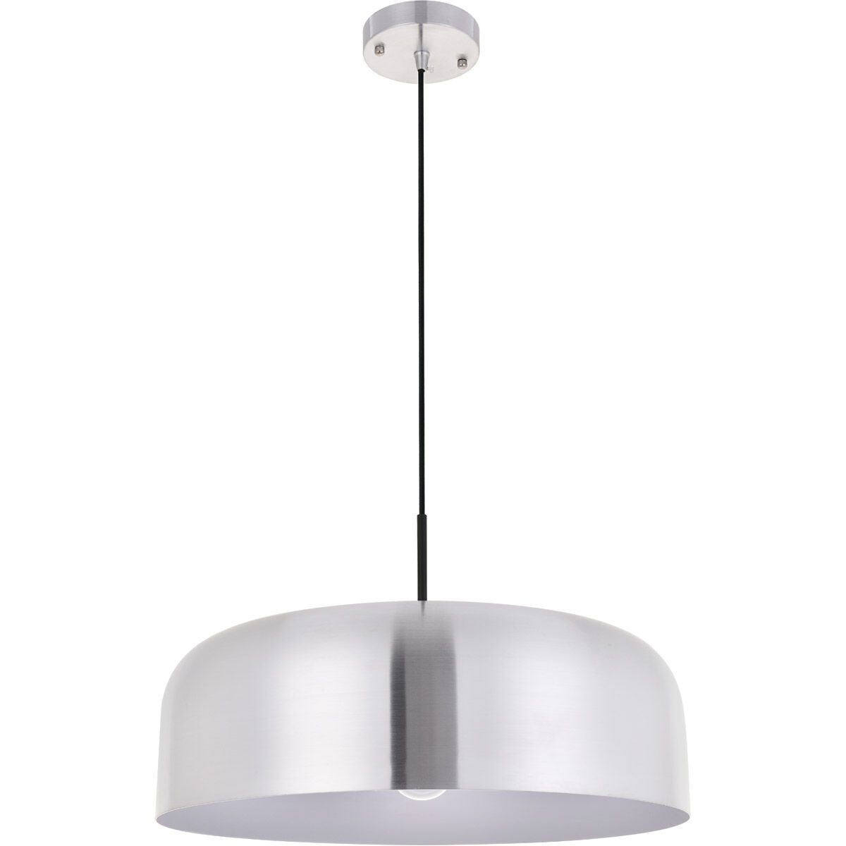 Etude 1 Light 19.3 inch Brushed Nickel Pendant Ceiling Light in Burnished Nickel