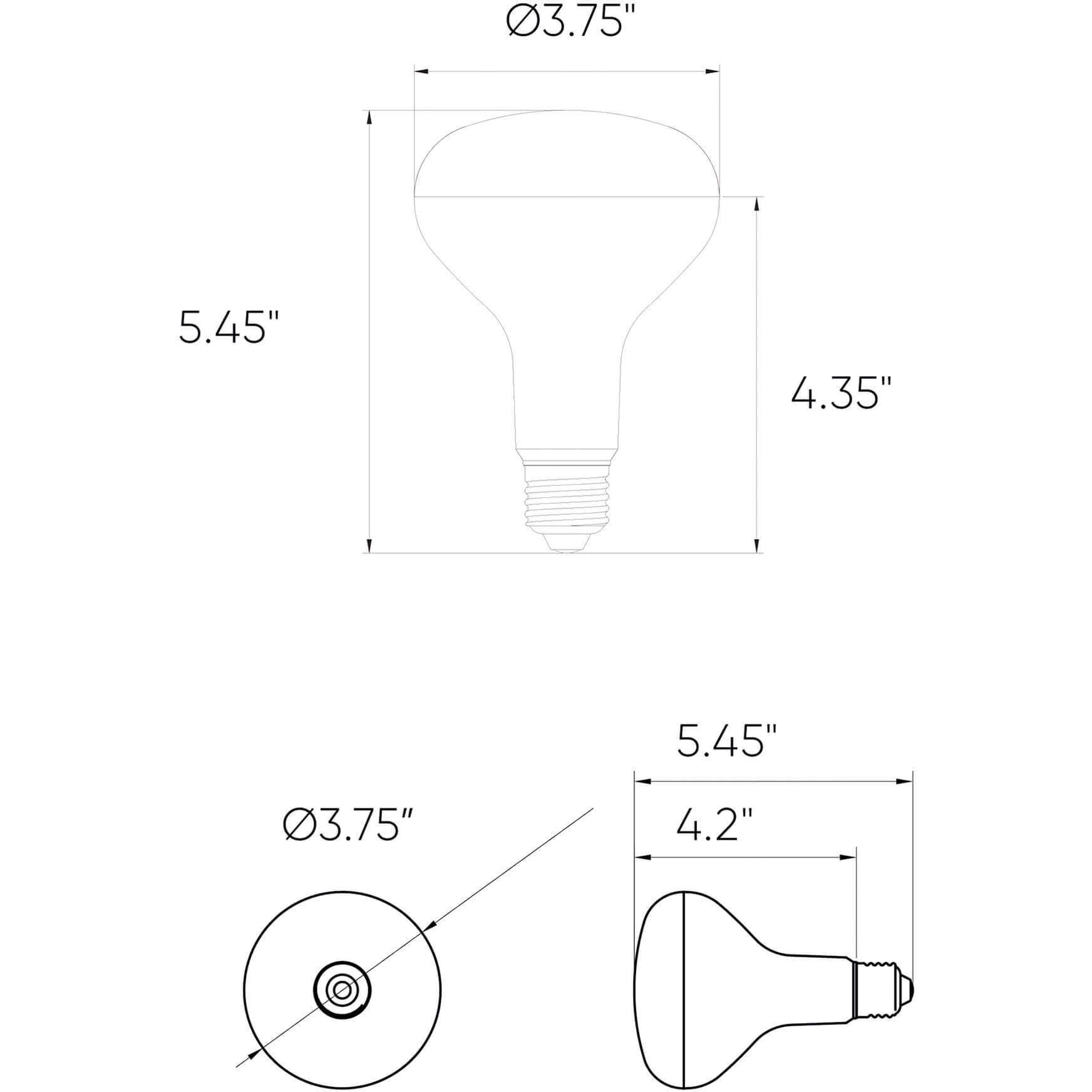 BR30 Smart 9 watt 120V RGB + CCT 2700K-6500K Bulb, Indoor