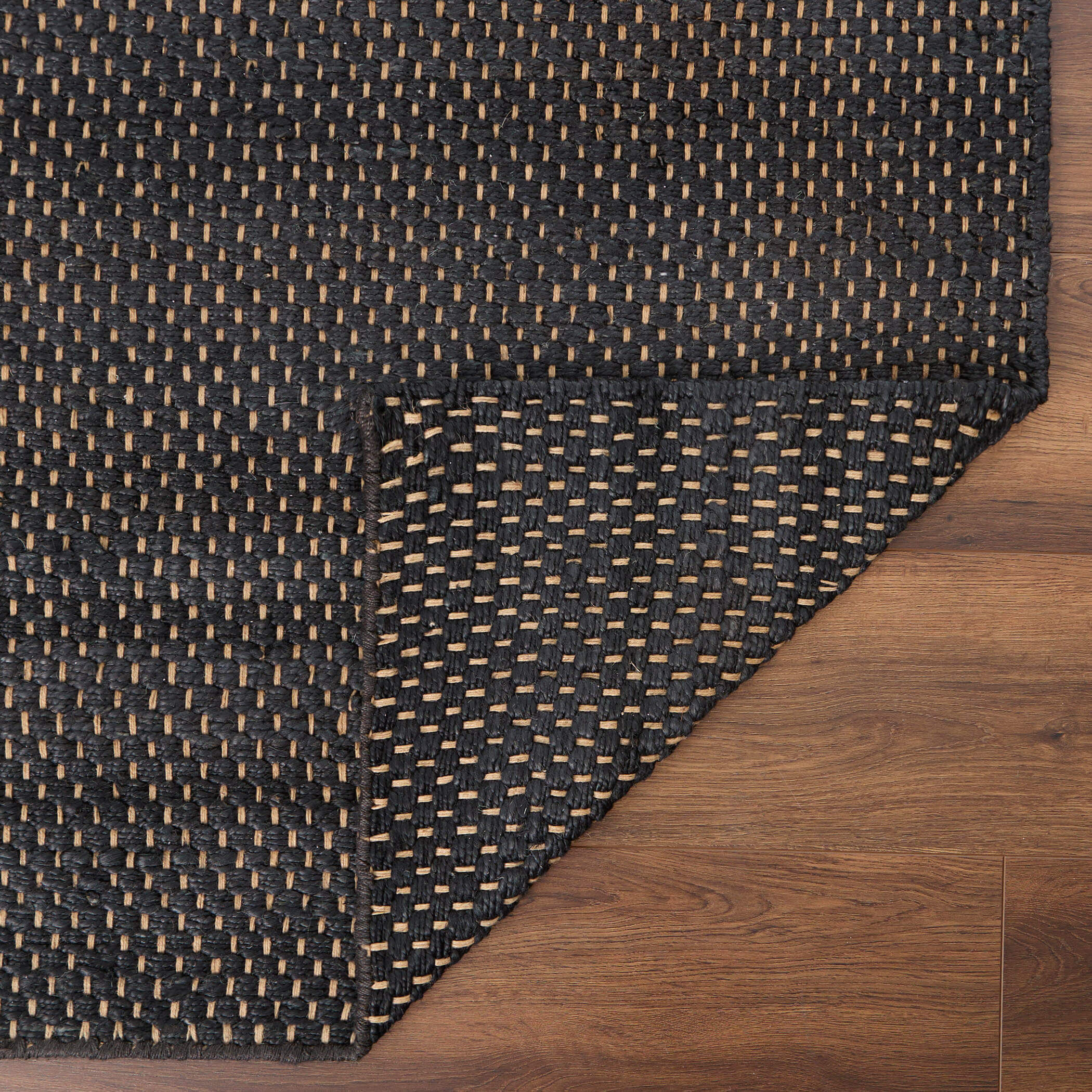 Ganges 130 X 94 inch Black Rug in 8 x 11