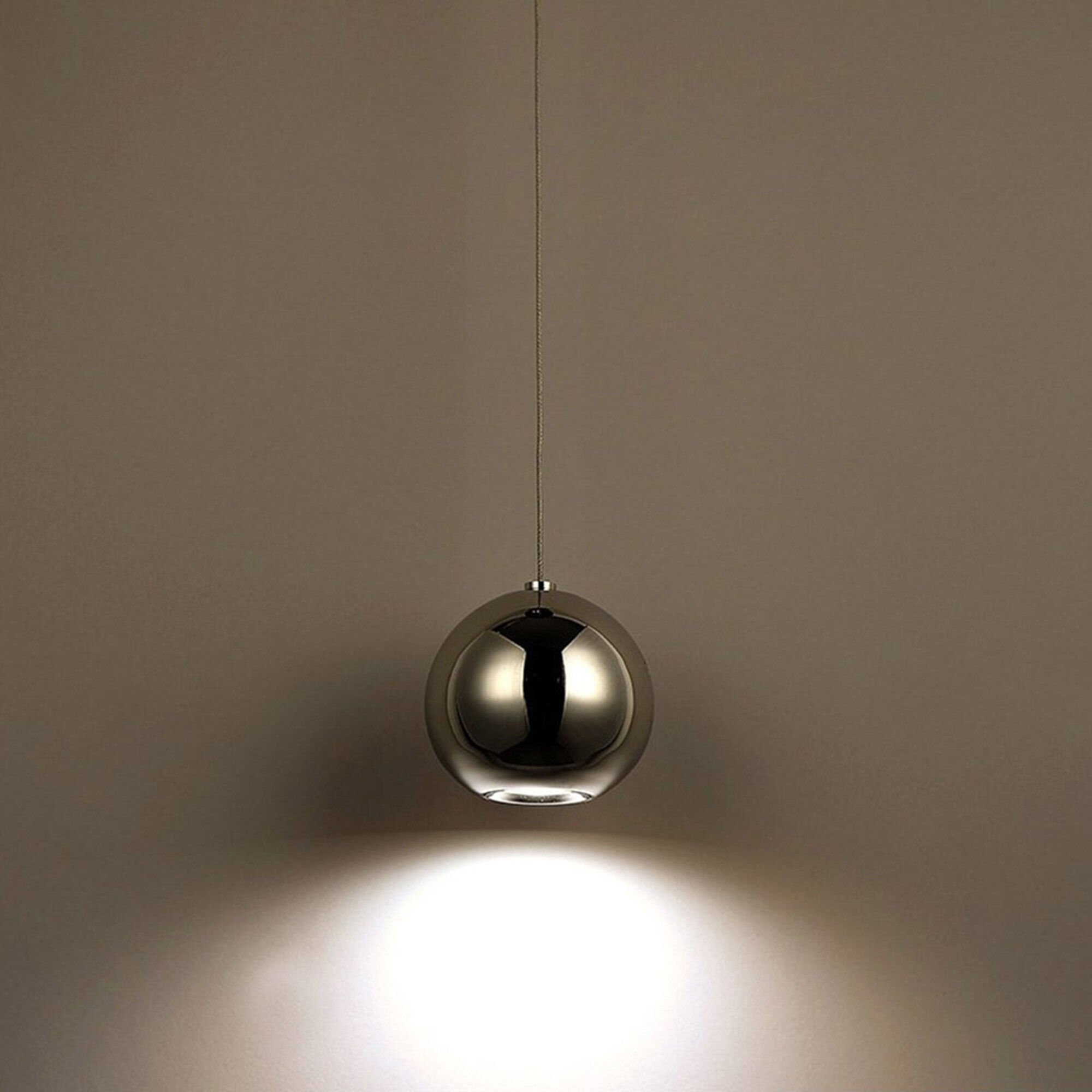 Acid LED 4.5 inch Polished Nickel Pendant Ceiling Light