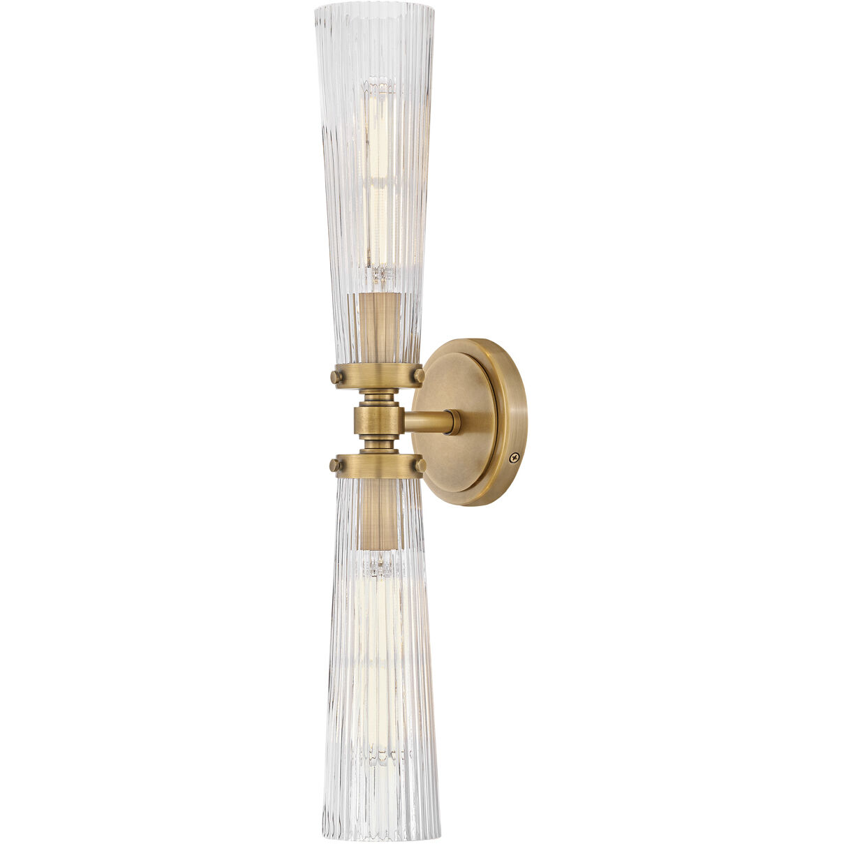 Jude 2 Light 24 inch Heritage Brass Bath Light Wall Light