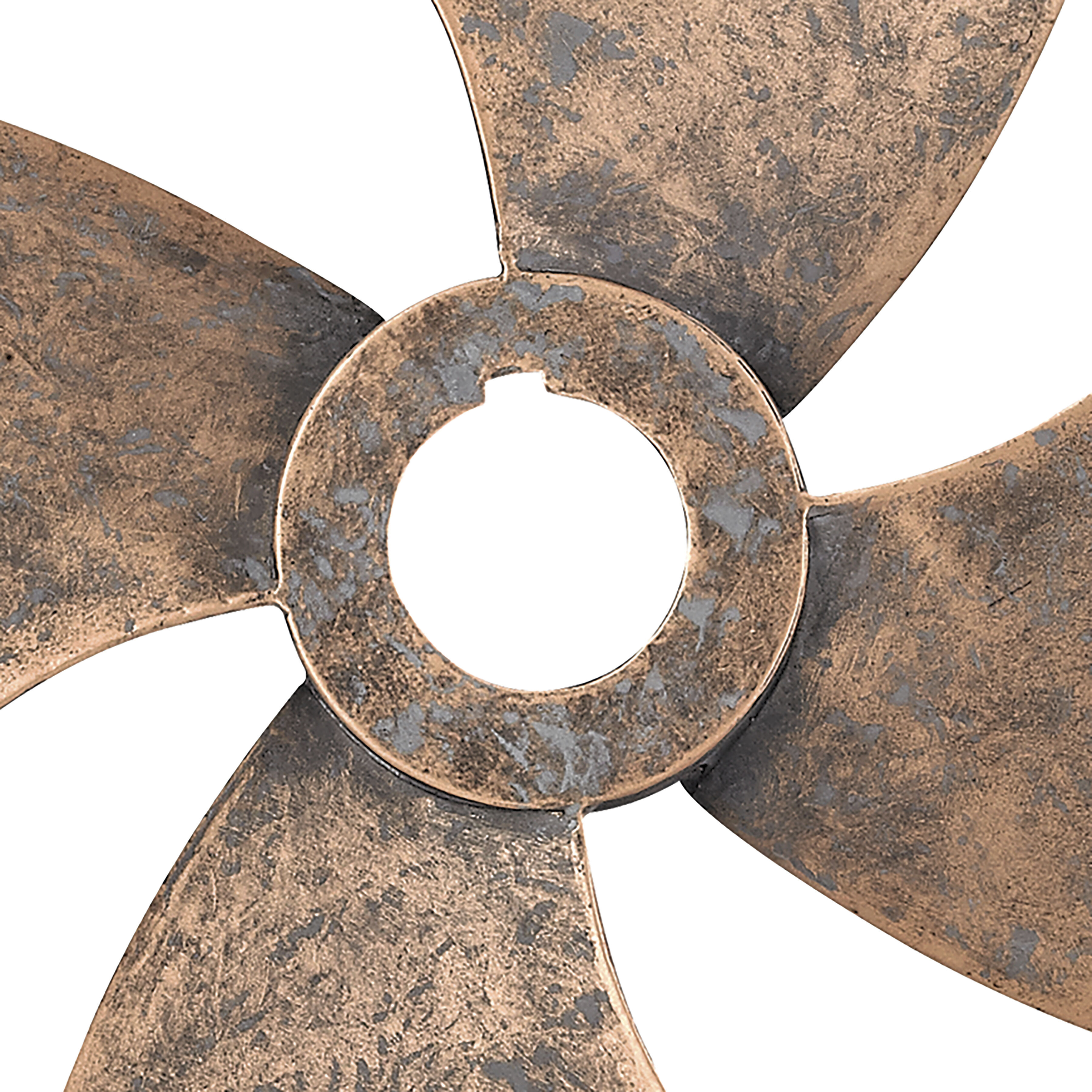 Ships Rudder Antique Copper Dimensional Wall Art